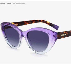 Missoni Cat Eye Violent Havana Sunglasses